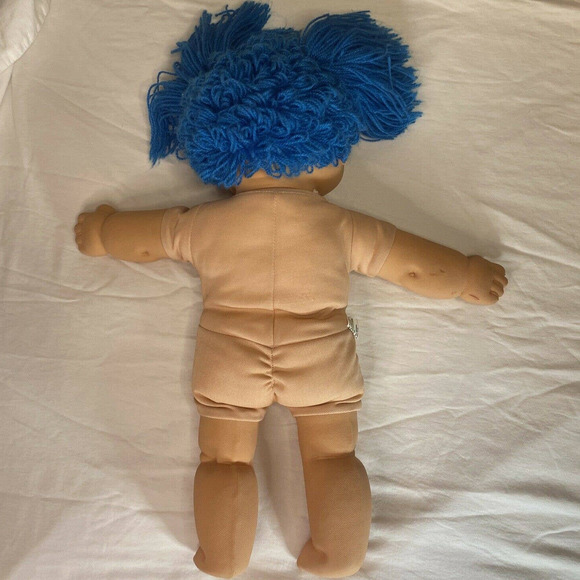 B.B. Made In Spain My Baby Doll Blue Hair Blinking Eyes Spain RARE COLLECTIBLE - Picture 9 of 12